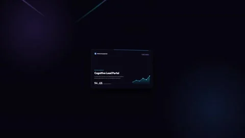 Floating Glassmorphism Circles Loop on Warm Gradient Vidéo 337337196