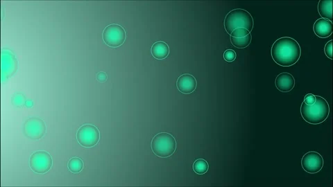 Floating Glowing Bubbles Animated Background  Abstract Motion Design 库存影片 318010254