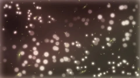 Floating glowing particles drifting across dark gradient background abstract Stock Footage 343839988