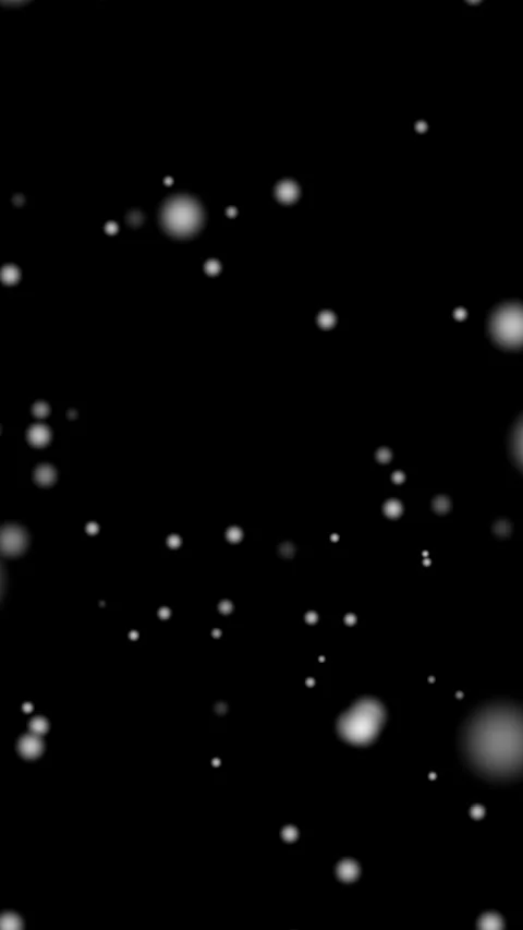 Floating glowing particles of light abstract animation on black background .. Stock Footage 315491865