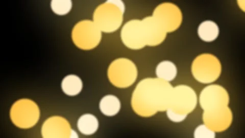 Floating golden light animation moving slowly Stock Footage 317697975