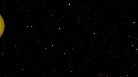 Floating golden particles against deep black background abstract featuring 스톡 동영상 336504954