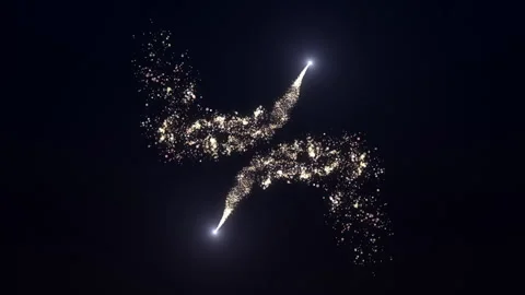 Floating Golden Particles 스톡 동영상 227558088