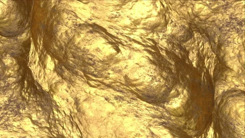 Floating golden surface. Stock Footage 150214108