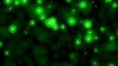 Floating Green Concentric Glow Dots Abstract Motion Background Loop 1 Stockbeeldmateriaal 101697079