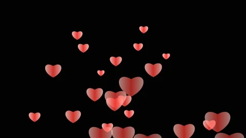 Floating heart Stock Footage 168530346
