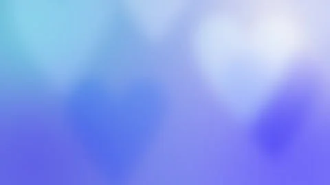 Floating Hearts Blue Gradient Seamless Loop Background Stock Footage 320668407