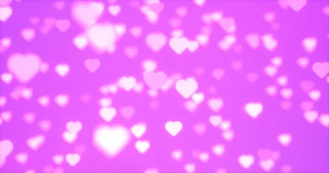 Floating hearts seamless loop Stock Footage 101582192