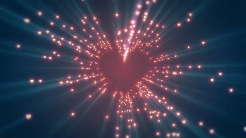 Floating Hearts Valentine Background Loop Stock Footage 326848212