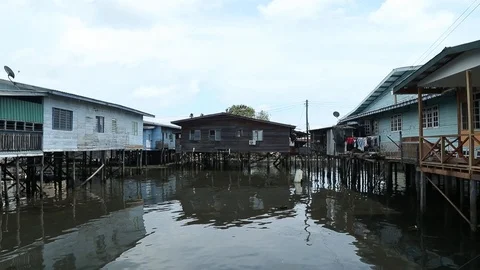 Floating House Stock-Footage 100852267