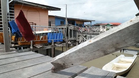 Floating House Video stock 100852573