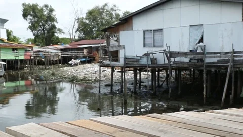 Floating House Video stock 100852734