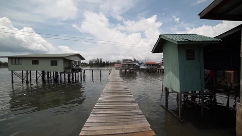 Floating House Video stock 100853500