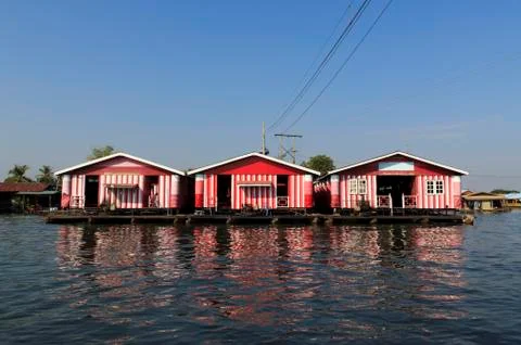 Floating house Stock Photos