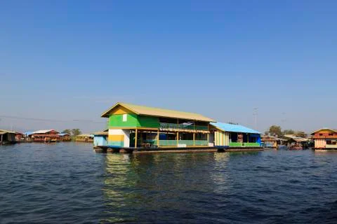 Floating house Stock Photos
