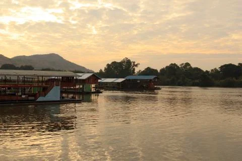 Floating house Stock Photos