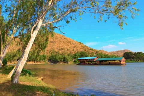 Floating house Stock Photos