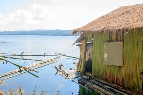 Floating house Stock Photos