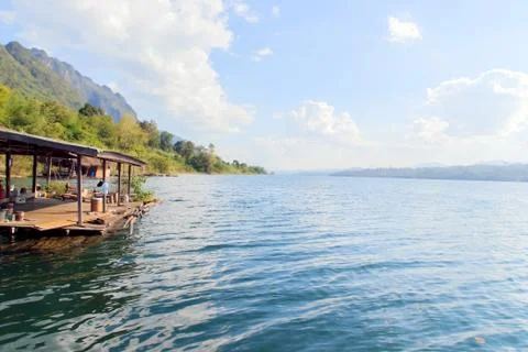 Floating house Stock Photos