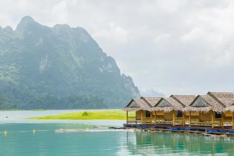 Floating house Stock Photos