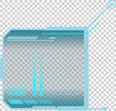 Floating HUD on transparent background showing segmented bar graphs, numeric Stock Illustration