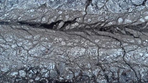 Floating ice floes in the arctic ocean as a result of climate change Stock Footage 148815528