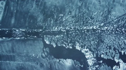 Floating ice at river Stock Footage 226915638