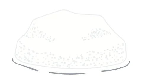 Floating iceberg, drift ice illustration Stock Illustration