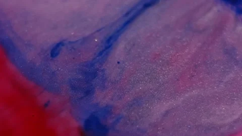 Floating ink spatter flowing paint liquid water Video stock 316570320