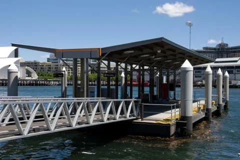 Floating jetty Stock Photos