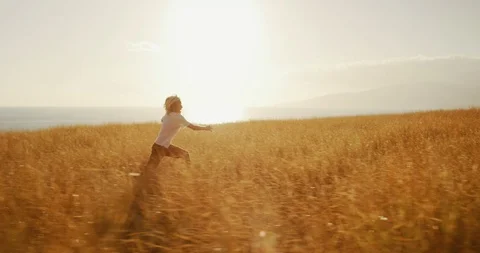 Floating on joy Stock Footage 101395628