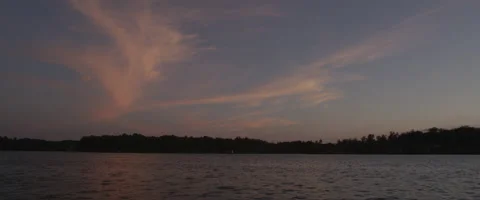 Floating on the Lake Stock Footage 68715185