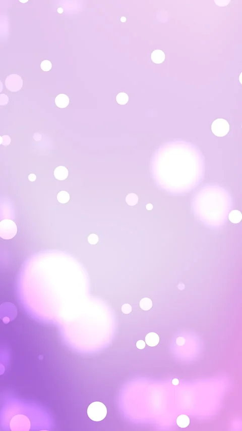 Floating Light Orbs Slow Motion on Purple Gradient Background Vidéo 332825787