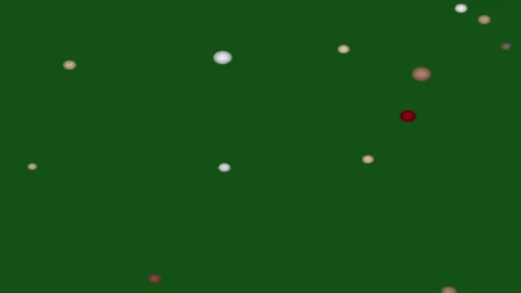 Floating light particle animation on green screen, soft glowing dots and subtle  Stock Footage 331003104