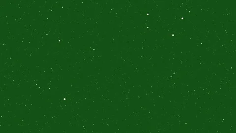 Floating light particle animation on green screen, soft glowing dots and subtle  Stock Footage 331003127