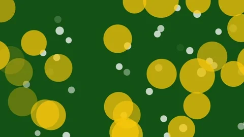 Floating light particle animation on green screen, soft glowing dots and subtle  Video stock 331003145