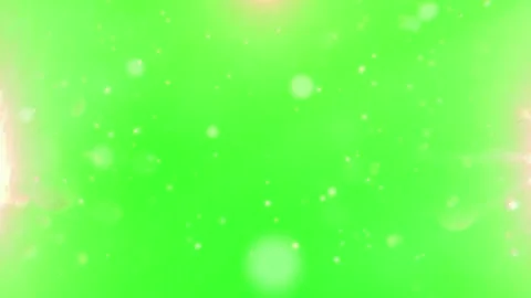 Floating light particles on green screen background for chroma key video Vídeos de archivo 342893888