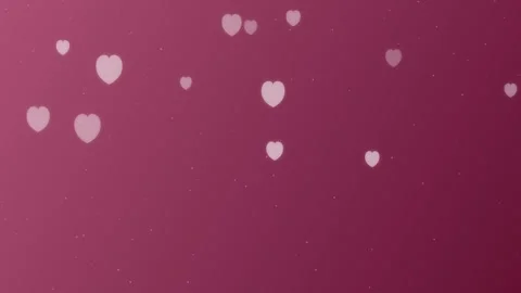 Floating light pink hearts motion background with sparkling dust particles .. Видео 341684790