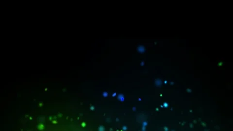 Floating light spots and particles | Stock Video | Pond5