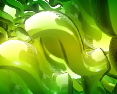 Floating Lime } Background Loop Stock Footage 8945429