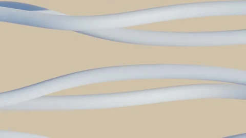 Floating line objects pattern. Animation of geometric figures levitation. Stock Footage 134908414