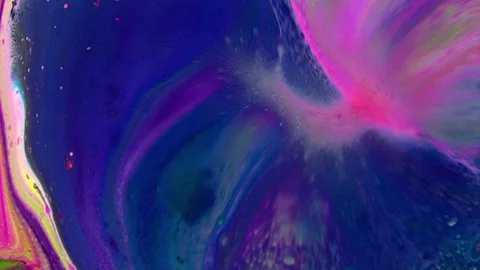 Floating Liquid Color Layers Stock Footage 328026097