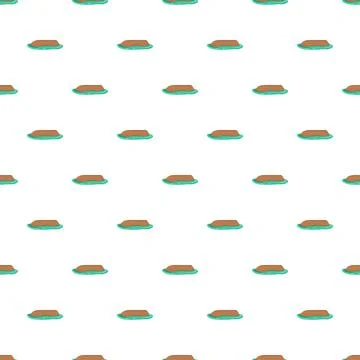 Floating logs pattern on lake water background Stock Illustration