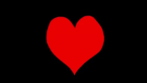 Floating love heart Stock Footage 233745634