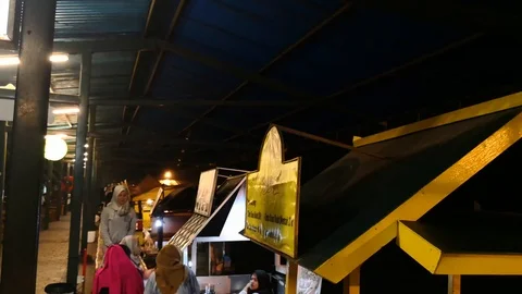 Floating market Stock Footage 95098465