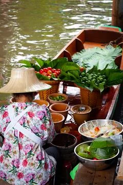 Floating market Stock Photos