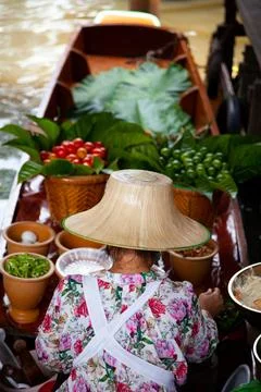 Floating market Stock Photos