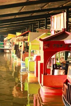 Floating market Stock Photos