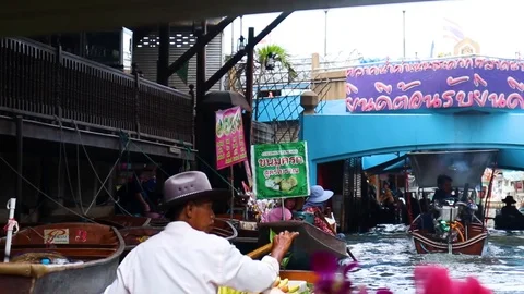 Floating Market Thailand 動画素材 101245016