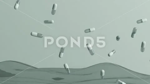 Floating Medication Abstract 3D Ilustraciones de archivo